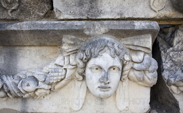 The Portico of Tiberius, Aphrodisias, Turkey. Artist: Samuel Magal