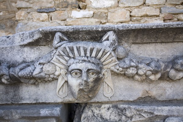 The Portico of Tiberius, Aphrodisias, Turkey. Artist: Samuel Magal