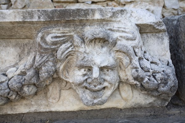 The Portico of Tiberius, Aphrodisias, Turkey. Artist: Samuel Magal