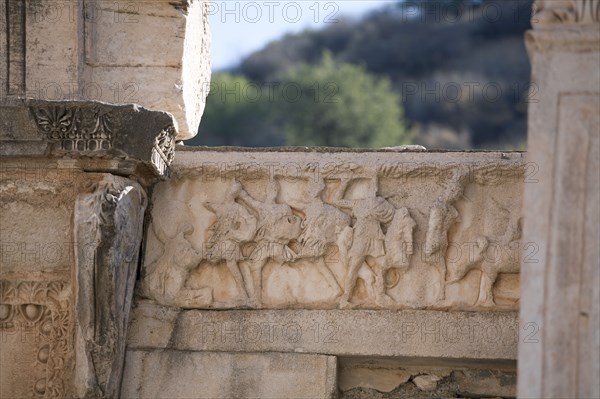 The Temple of Hadrian, Ephesus, Turkey. Artist: Samuel Magal