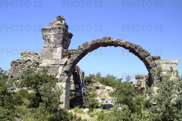 The baths at Alexandria Troas, Turkey. Artist: Samuel Magal