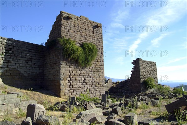 The gates of Assos, Turkey. Artist: Samuel Magal