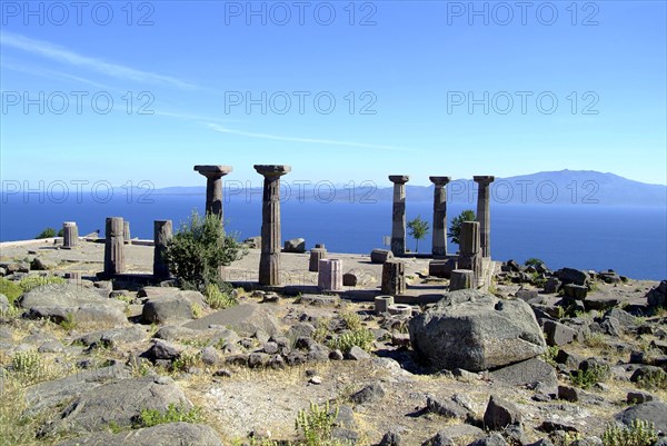 The Temple of Athena, Assos, Turkey. Artist: Samuel Magal