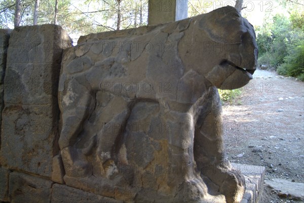 A statue in Karatepe, Turkey. Artist: Samuel Magal