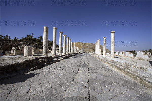 Palladius Street, Beth Shean (Scythopolis), Israel. Artist: Samuel Magal