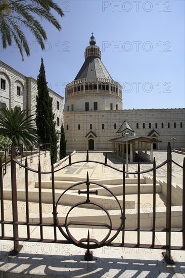 Church of the Annunciation, Nazareth, Israel. Artist: Samuel Magal