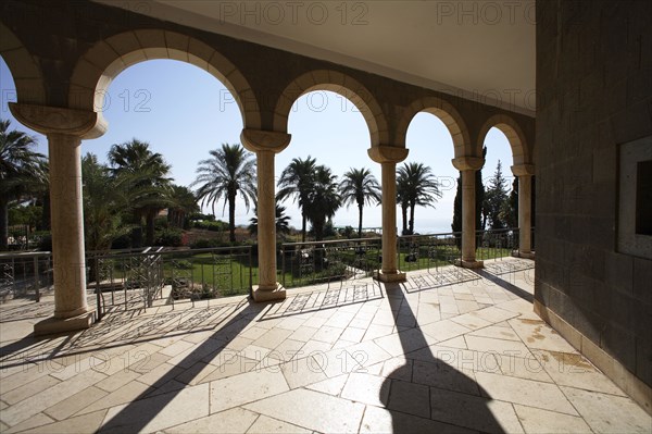 The Church of the Beatitudes, Sea of Galilee, Israel. Artist: Samuel Magal