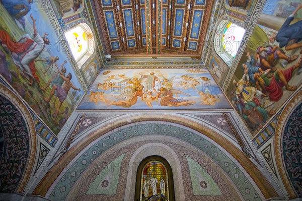 The Salesian Church, Bet Jimal, Israel. Artist: Samuel Magal