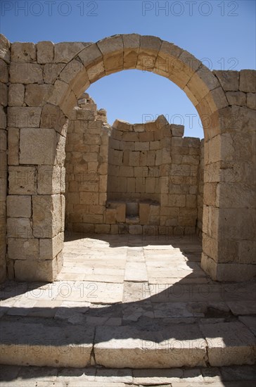 Northern Church, Avdat, Israel. Artist: Samuel Magal