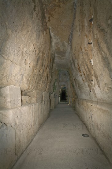 The Cave of the Sibyl, Cumae, Italy. Artist: Samuel Magal