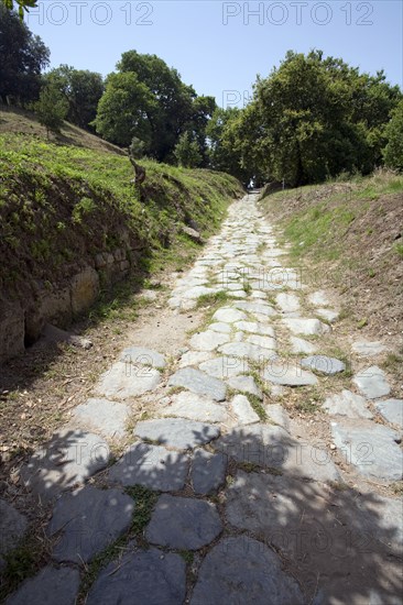 The Sacred Road, Cumae, Italy. Artist: Samuel Magal