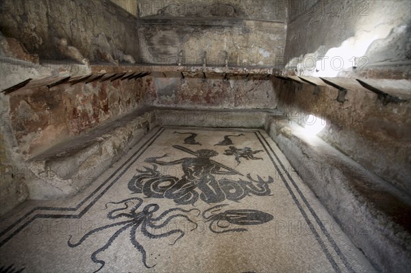 The women's baths at Herculaneum, Italy. Artist: Samuel Magal