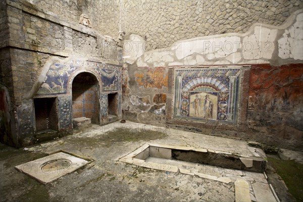 The House of Neptune and Amphitrite, Herculaneum, Italy. Artist: Samuel Magal