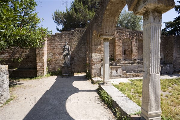 The House of Fortuna of the Grain Supply (Fortuna Annonaria), Ostia Antica, Italy. Artist: Samuel Magal