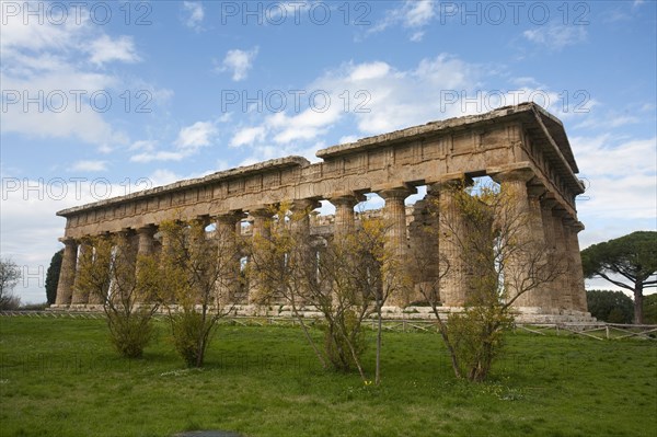 The Temple of Neptune, Peastum, Italy. Artist: Samuel Magal