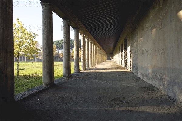 The palaestra in Pompeii, Italy. Creator: Samuel Magal.