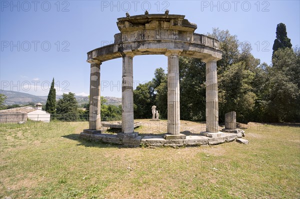 The Temple of Venus at Hadrian's Villa, Tivoli, Italy. Artist: Samuel Magal