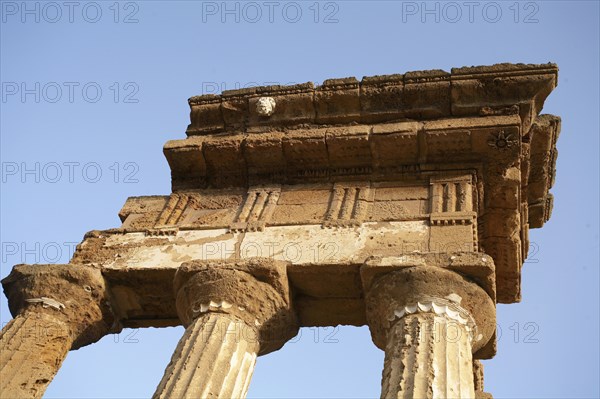 The Temple of Castor and Pollux, Agrigento, Sicily, Italy. Artist: Samuel Magal