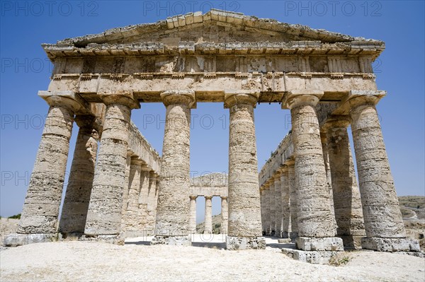 The Temple of Diana, Segesta, Sicily, Italy. Artist: Samuel Magal