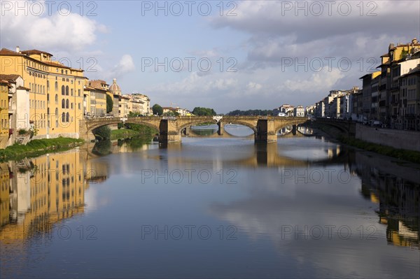 Arno River, Florence, Italy. Artist: Samuel Magal