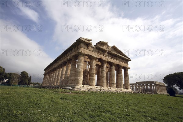 The Temple of Neptune, Peastum, Italy. Artist: Samuel Magal