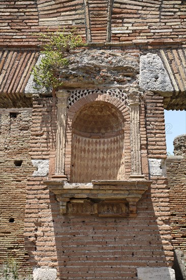 An altar in Ostia Antica, Italy. Artist: Samuel Magal