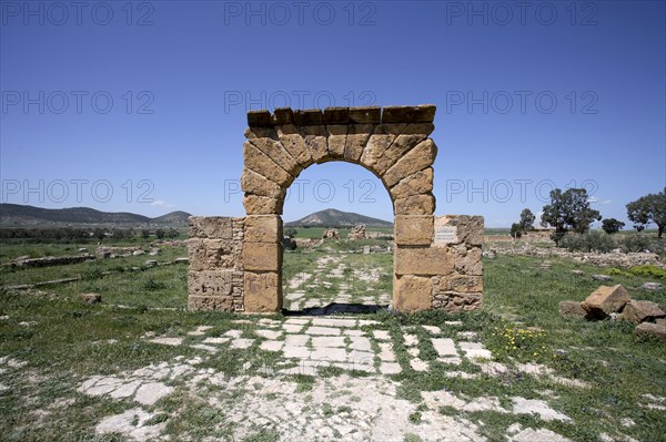 The Temple of Caelestis, Thuburbo Majus, Tunisia. Artist: Samuel Magal