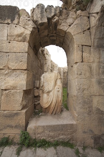 The theatre at Bulla Regia, Tunisia. Artist: Samuel Magal