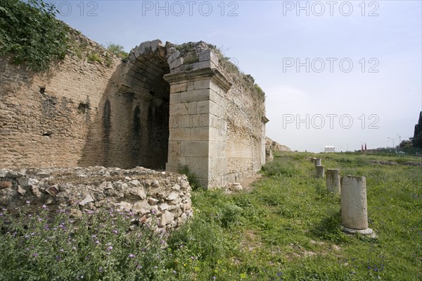 The gate at Bulla Regia, Tunisia. Artist: Samuel Magal