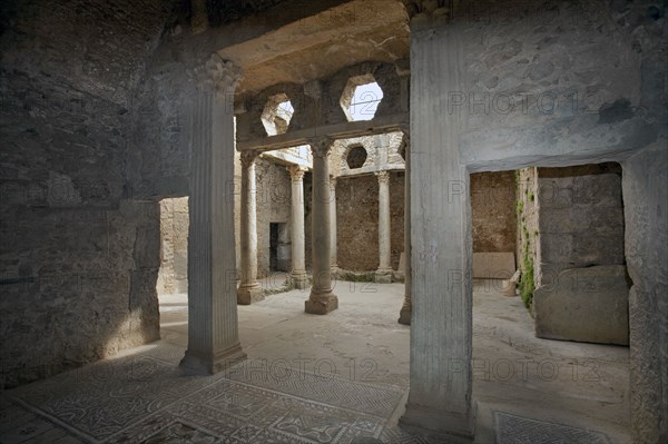 The House of the Hunting Scene, Bulla Regia, Tunisia. Artist: Samuel Magal