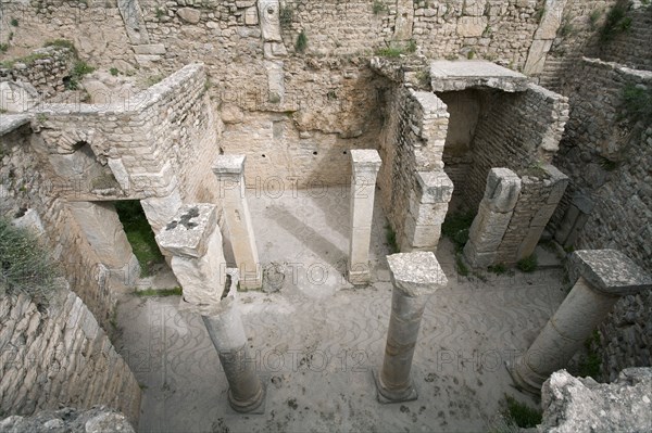 The House of the Hunting Scene, Bulla Regia, Tunisia. Artist: Samuel Magal