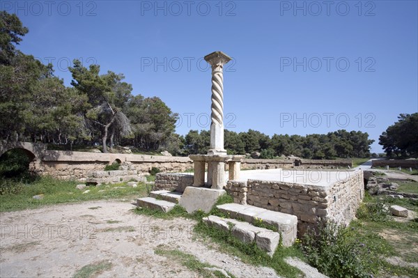 The amphitheatre at Carthage, Tunisia. Artist: Samuel Magal