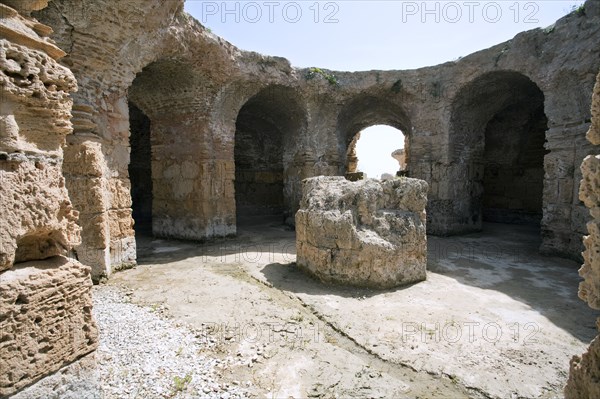 The Baths of Antoninus Pius at Carthage, Tunisia. Artist: Samuel Magal