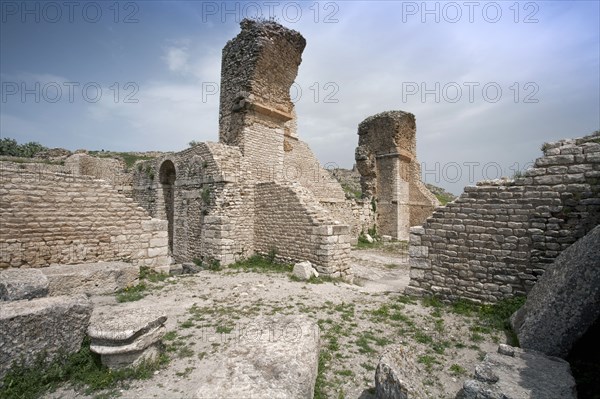 The Summer Baths at Dougga (Thugga), Tunisia. Artist: Samuel Magal