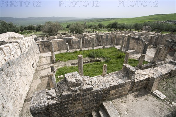 The House of the Trefoil, Dougga (Thugga), Tunisia. Artist: Samuel Magal