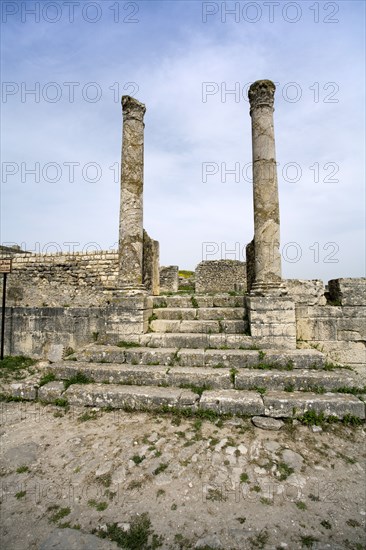 The Temple of Concordia, Dougga (Thugga), Tunisia. Artist: Samuel Magal