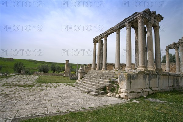 The Temple of Juno Caelestis, Dougga (Thugga), Tunisia. Artist: Samuel Magal