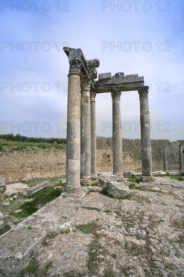 The Temple of Juno Caelestis, Dougga (Thugga), Tunisia. Artist: Samuel Magal