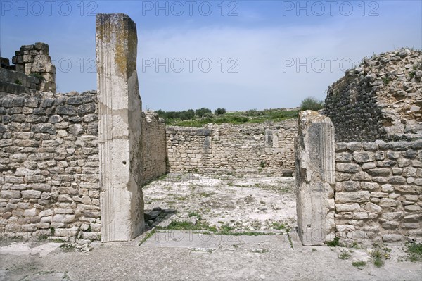 The Temple of Mercury, Dougga (Thugga), Tunisia. Artist: Samuel Magal