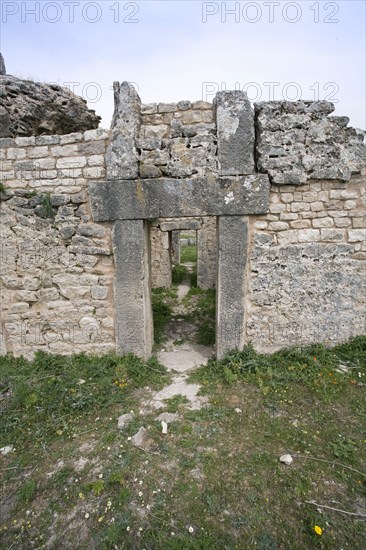 The Temple of Minerva, Dougga (Thugga), Tunisia. Artist: Samuel Magal