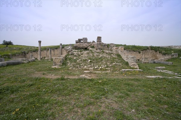 The Temple of Minerva, Dougga (Thugga), Tunisia. Artist: Samuel Magal