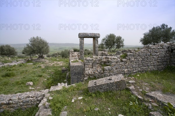 The Temple of Pluto, Dougga (Thugga), Tunisia. Artist: Samuel Magal