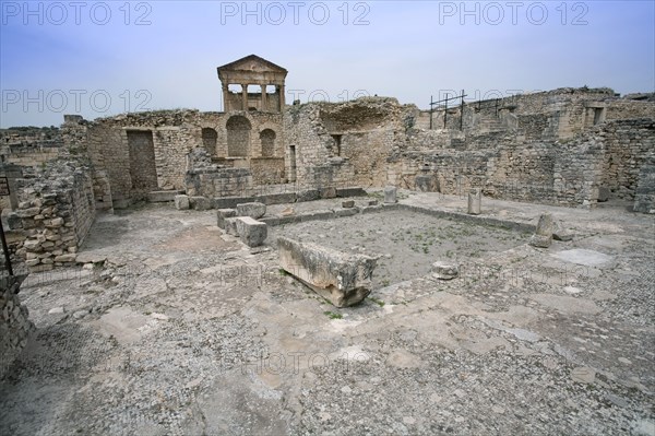 The Temple of Tellus, Dougga (Thugga), Tunisia. Artist: Samuel Magal