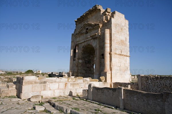 The Arch of Trajan, Mactaris, Tunisia. Artist: Samuel Magal