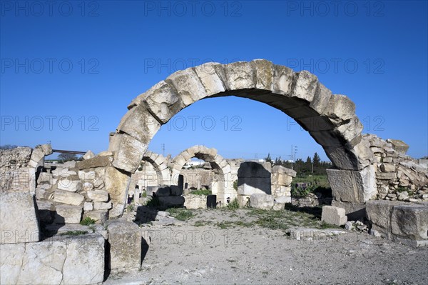 The Northern Baths of Maktaris, Tunisia. Artist: Samuel Magal