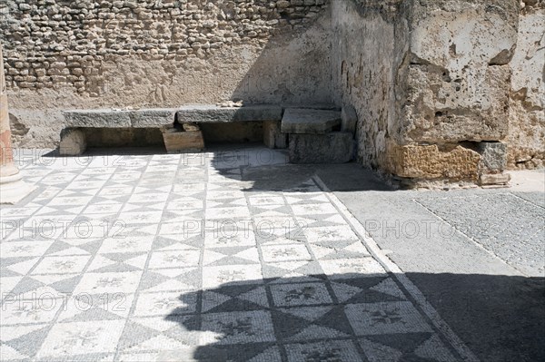 The Winter Baths at Thuburbo Majus, Tunisia. Artist: Samuel Magal