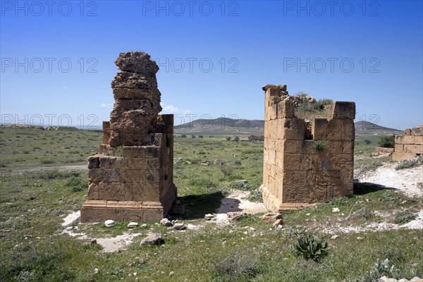 The East Gate at Thuburbo Majus, Tunisia. Artist: Samuel Magal