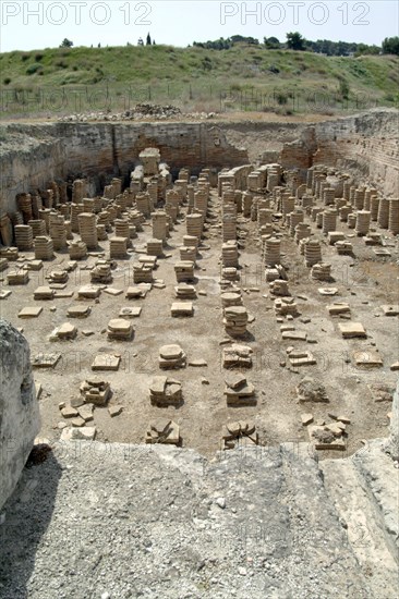 The baths at Isthmia, Greece. Artist: Samuel Magal