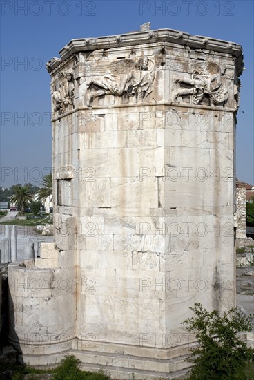 The Tower of the Winds, Roman Agora, Athens, Greece. Artist: Samuel Magal