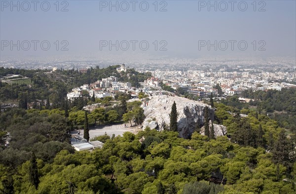 The Areopagus (Mars Hill), Athens, Greece. Artist: Samuel Magal